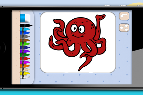 Color aquatic and sea animals screenshot 2