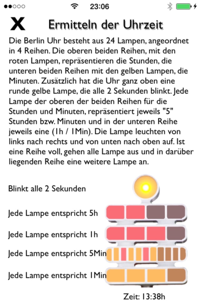 Berlin Uhr screenshot 2