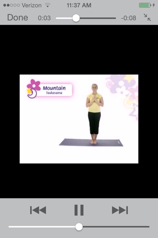 BeeTwixt Yoga - Standing Poses VideoAppTM screenshot 3