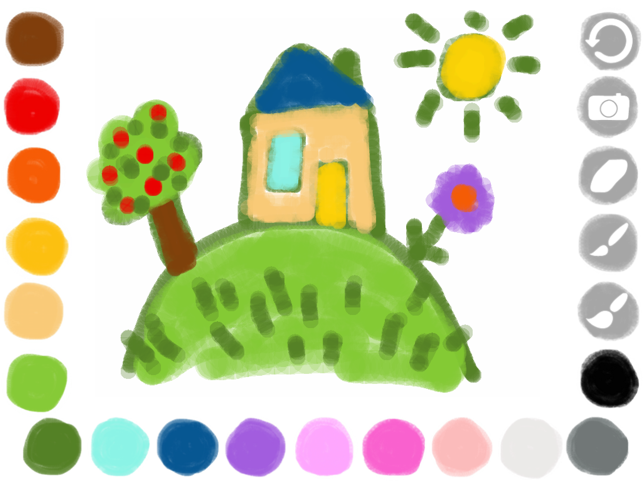 ‎Scribbaloo Paint - a simple, easy to use painting app for toddlers and preschoolers Screenshot