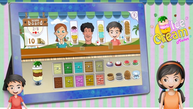 Ice Cream Maker – Kids free delicious frozen yogurt parlour (圖3)-速報App