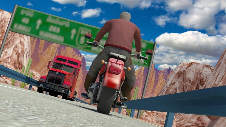 Moto Racer 3d With Traffic screenshot-4