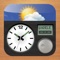 Wake up to the current weather conditions outside with this alarm clock app for iPad