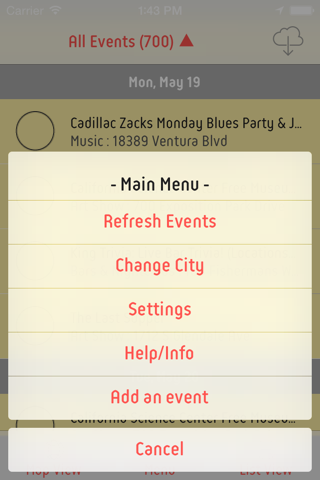 Free Events (events4free) screenshot 2