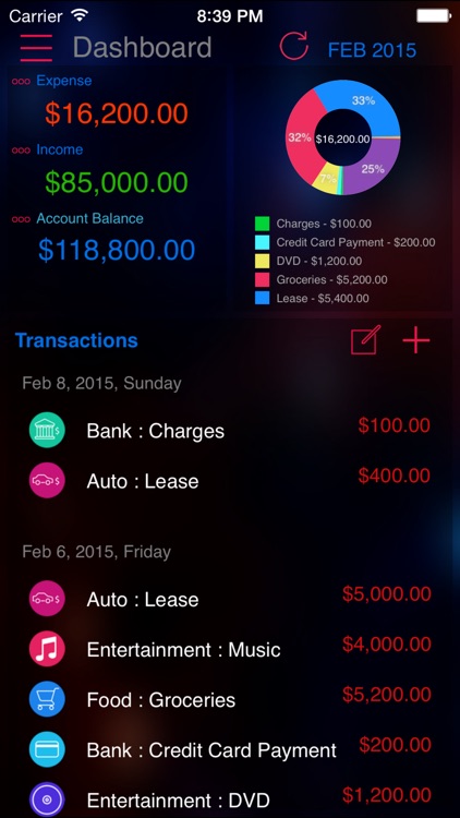 Expense Tracker Pro : Manager for Home budget, accounts and expenses