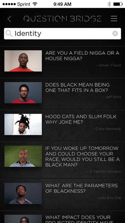 Question Bridge: Black Males screenshot-4