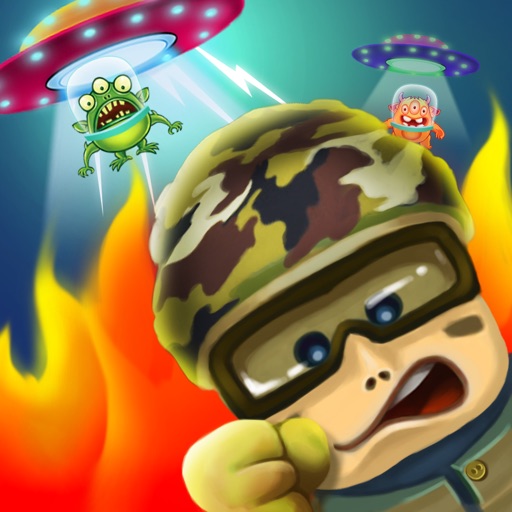 Alien war - alien defense iOS App