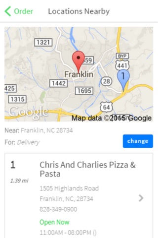 Chris and Charlie's Pizza, Pasta & More screenshot 2