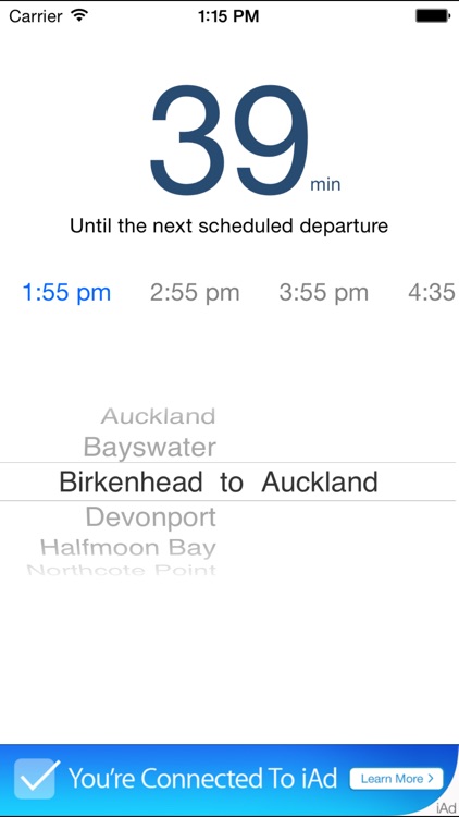 Auckland Ferry Timetable