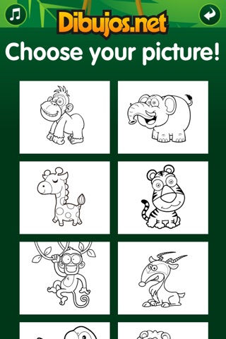 Jungle Coloring Pages screenshot 2