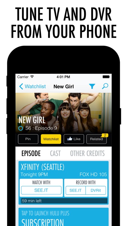 BuddyTV Guide for Netflix, HBO GO, Amazon, Hulu, Crackle and More: Movie, TV Listings with Remote Control