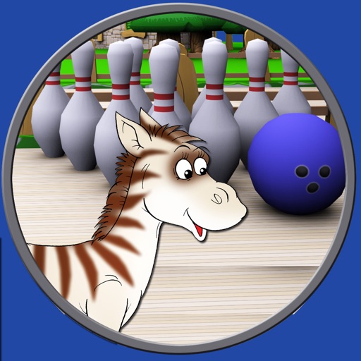 Horse bowling for kids - no ads icon