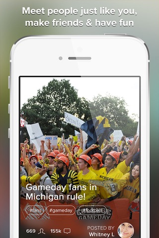 College Gameday Sports Chat and Fan Community screenshot 4