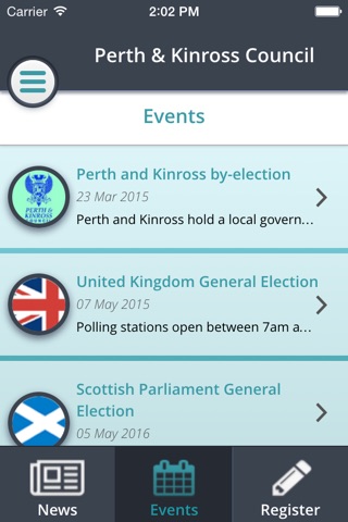 Perth & Kinross Registration App screenshot 2