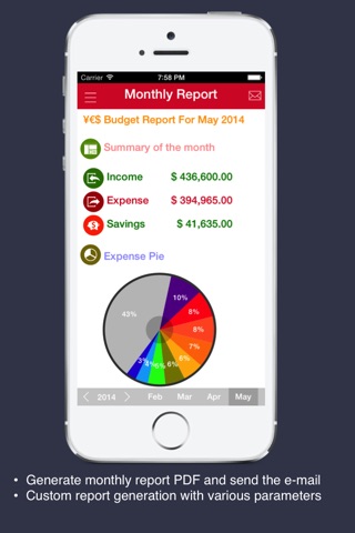 Mobile Expense  Budget Tracker screenshot 4
