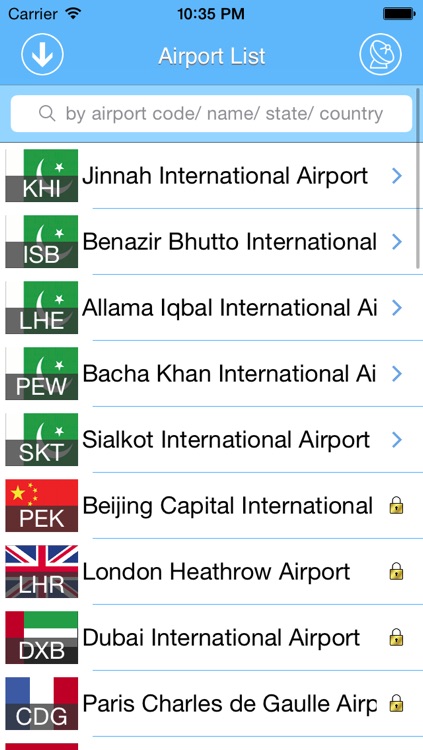 Pakistan Airport - iPlane Flight Information screenshot-3