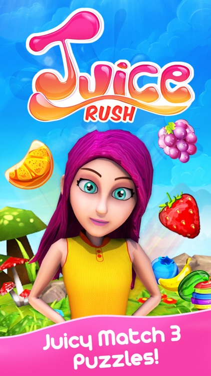 Fruit Juice Rush. Splash Salad In The Smash Puzzle For Sugar Ninjas screenshot-3