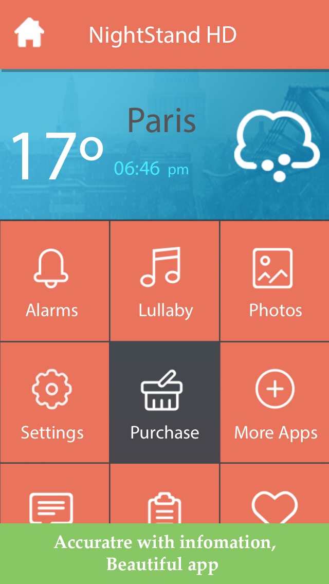 download Night Stand HD - Free Music Alarm Clock with Weather & Sleep Timer apps 1