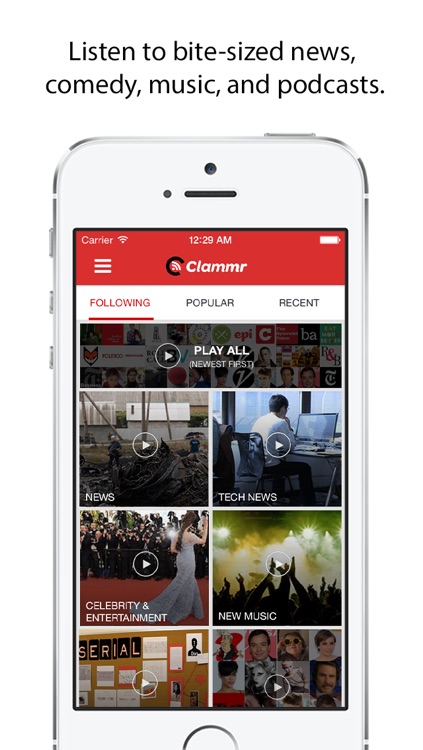 Clammr Radio – Discover Podcasts, Music, & News Headlines