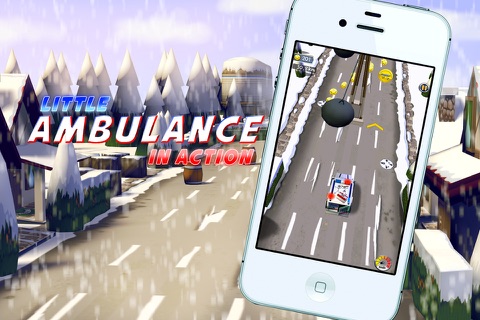 A Little Ambulance in Action Free: 3D Fun Exciting Driving for Kids with Cute Emergency Car screenshot 3