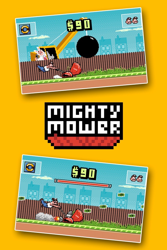 Mighty Mower – the retro 8 bit game adventure of extreme mowing screenshot 2