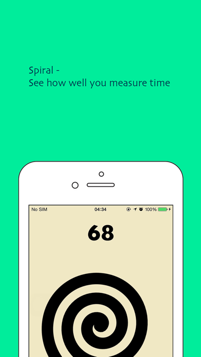 How to cancel & delete Spiral - A time measuring game from iphone & ipad 1