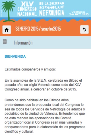 Congreso SENEFRO 2015 screenshot 2