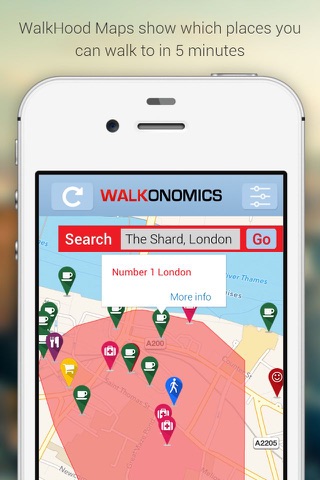 Walkonomics - Find a Beautiful Route - Urban Pedestrian Navigation and Maps screenshot 3