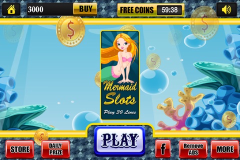 Amazing Mermaid's Fairytale Slots - Win The Jackpot In The Party Casino Playing In A Craze Journey Pro screenshot 3