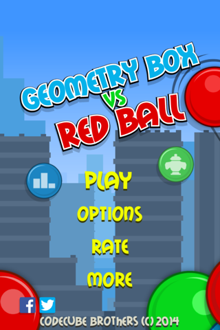 Geometry Box vs Red Ball FREE screenshot 4