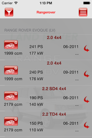 Запчасти Land Rover Range screenshot 4