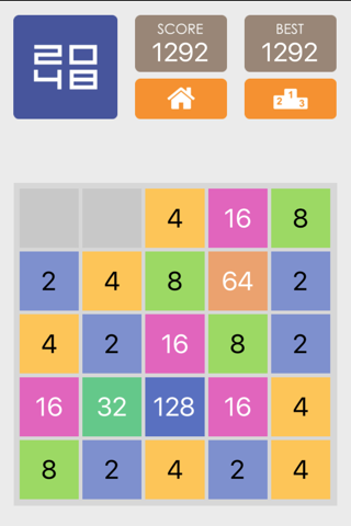 2048 Number Puzzle Pro - Simple Maths Games by Sum Unlimited Numbers with 4x4, 5x5, 6x6 classic simple modes screenshot 2