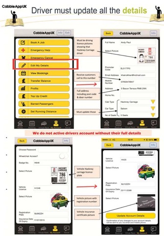 CabbieAppUK (Driver's App) screenshot 3