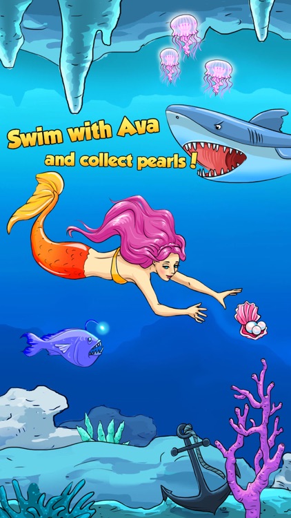 Mermaid Ava and Friends - Ocean Princess Hair Care, Make Up Salon, Dress Up and Underwater Adventures screenshot-3