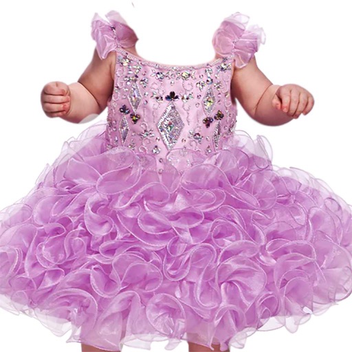 Baby Girl Suit Photo Camera Icon