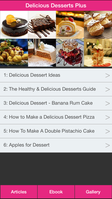 How to cancel & delete Delicious Desserts Plus - Discover A Lot Of Delicious Desserts Recipes! from iphone & ipad 1