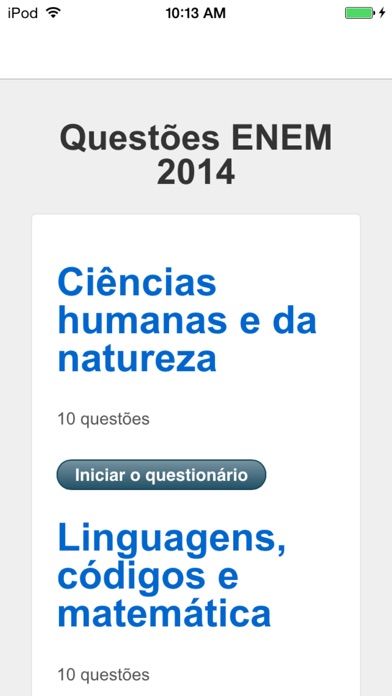 download Questões ENEM 2014 apps 2