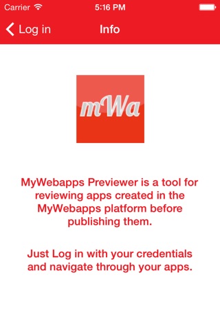 MyWebapps Previewer screenshot 2