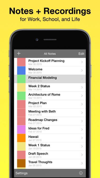 Audio Notebook Pocket: Sound Recorder and Notes