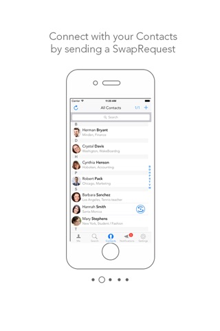 SwapContact screenshot 2