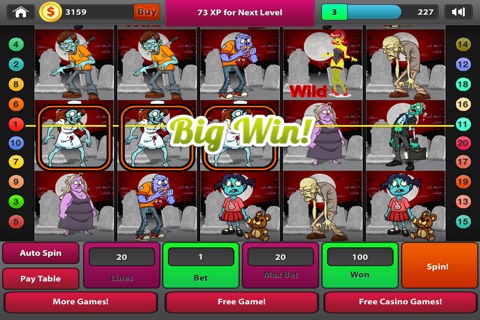 Zombie Slots - Las Vegas 777 Casino Game screenshot 4