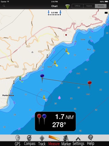 Apulia GPS Nautical Charts Pro screenshot 2