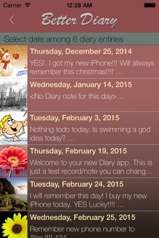 BetterDiary screenshot 2