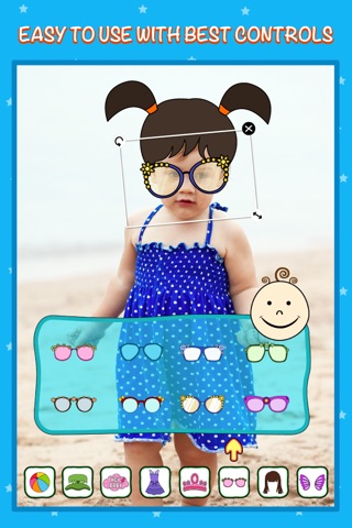 iStickOn Baby Love Sticker camera photo booth dress up retouch for kids and mom PRO screenshot 4