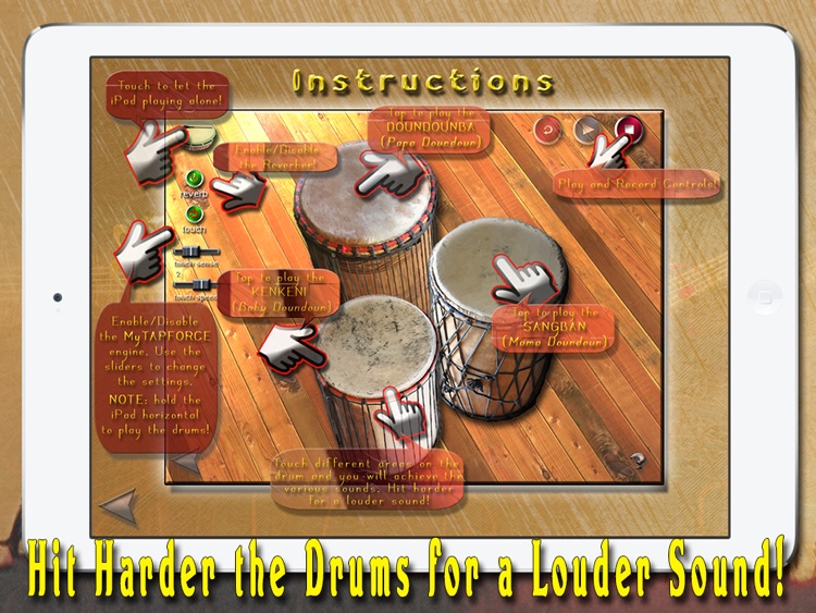 i Play My African Drums HD PRO screenshot-4