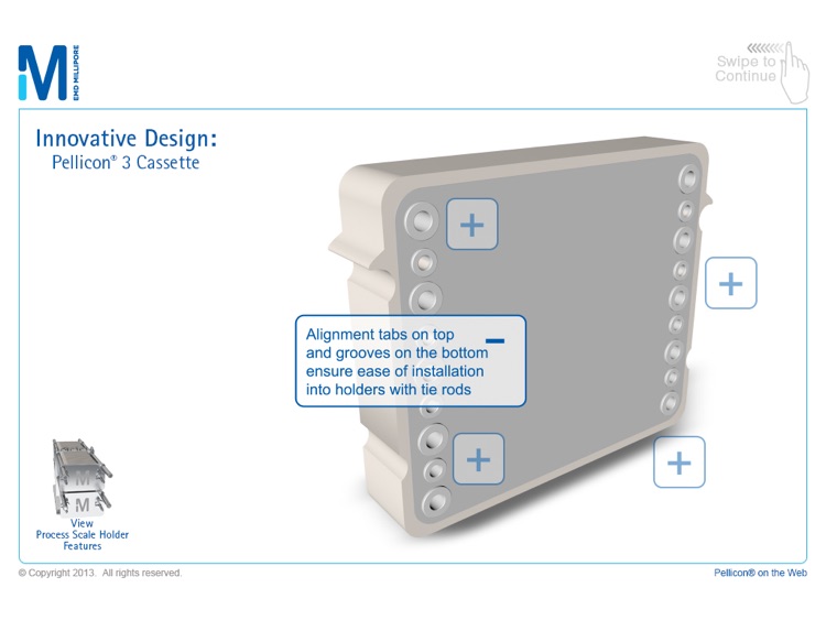 Pellicon® 3 Cassettes Animation EMD Millipore