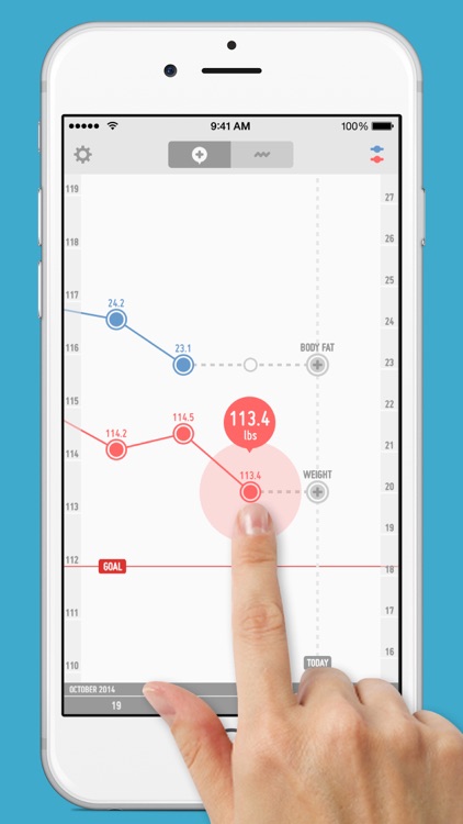 PopWeight - Easily track and record your weight