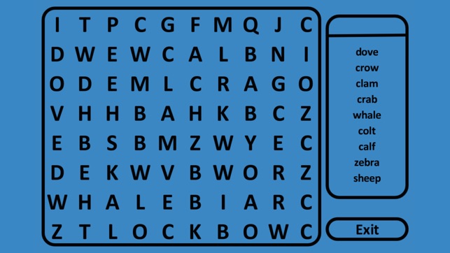 Classic Wordsearch