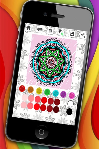 Mandalas coloring pages for adults - Premium screenshot 3