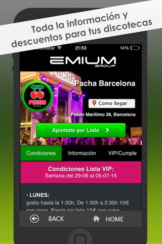 Emium - Discotecas Barcelona screenshot 3